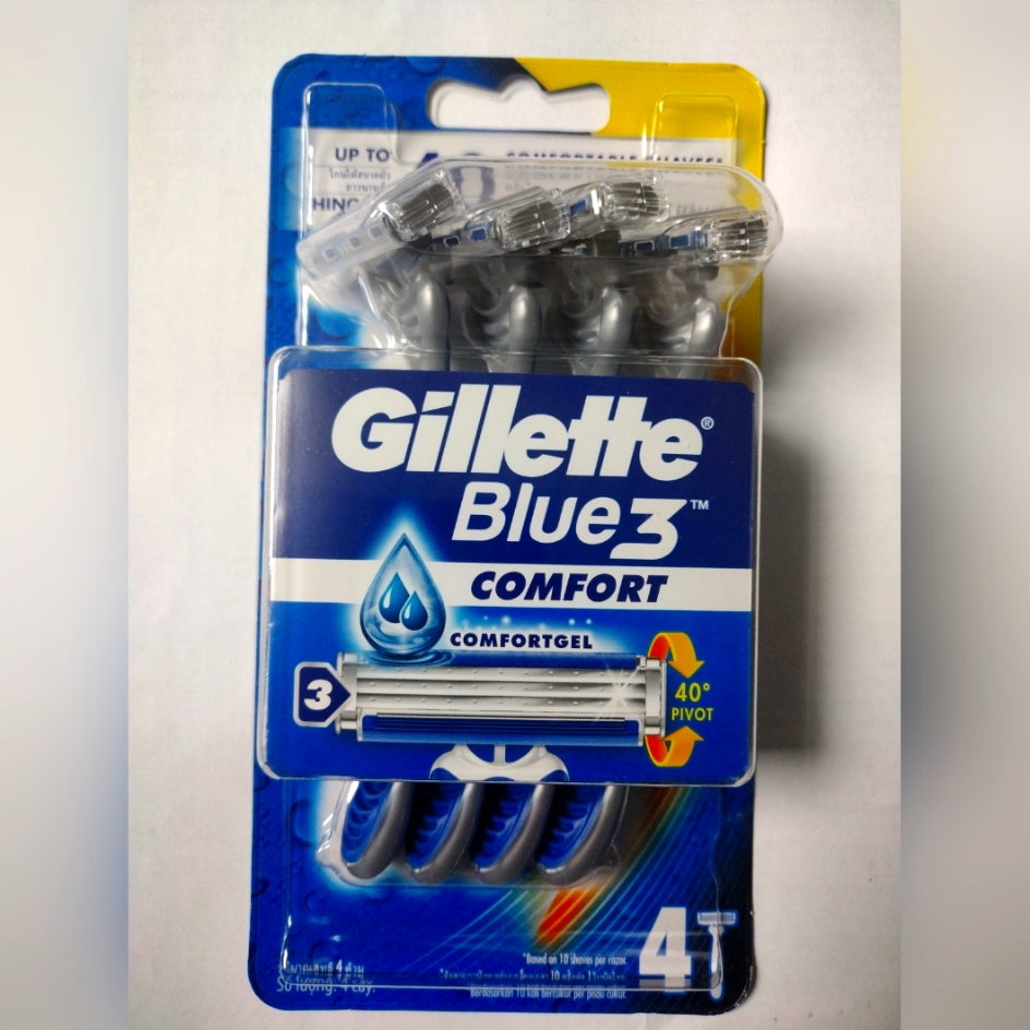 Gillette Sensor3 Comfort Mens Disposable Razors  4ct